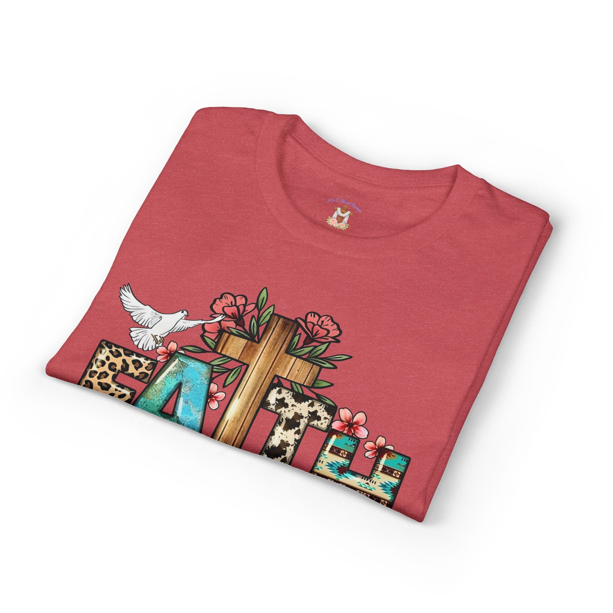 Faith Floral Cross T-Shirt