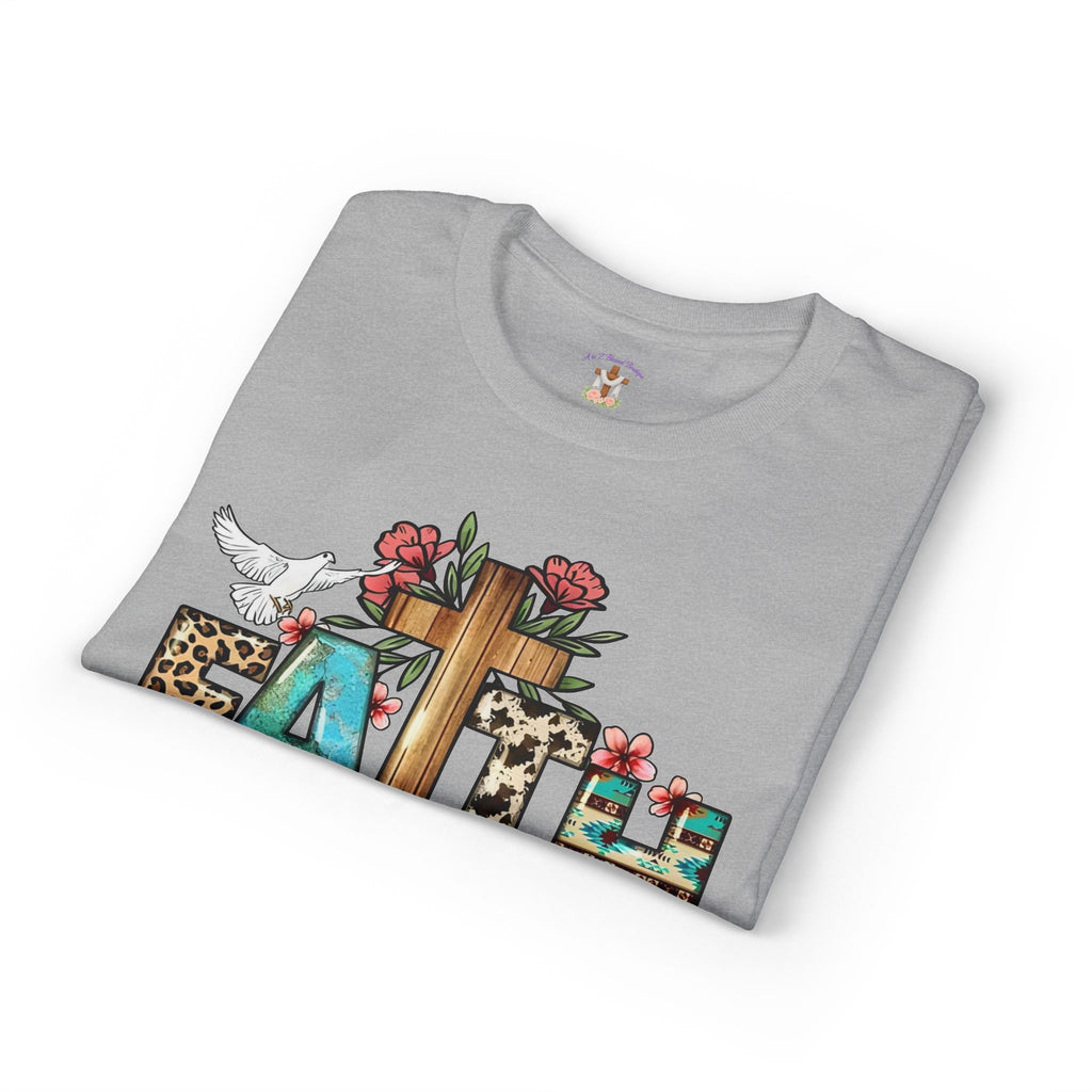 Faith Floral Cross T-Shirt