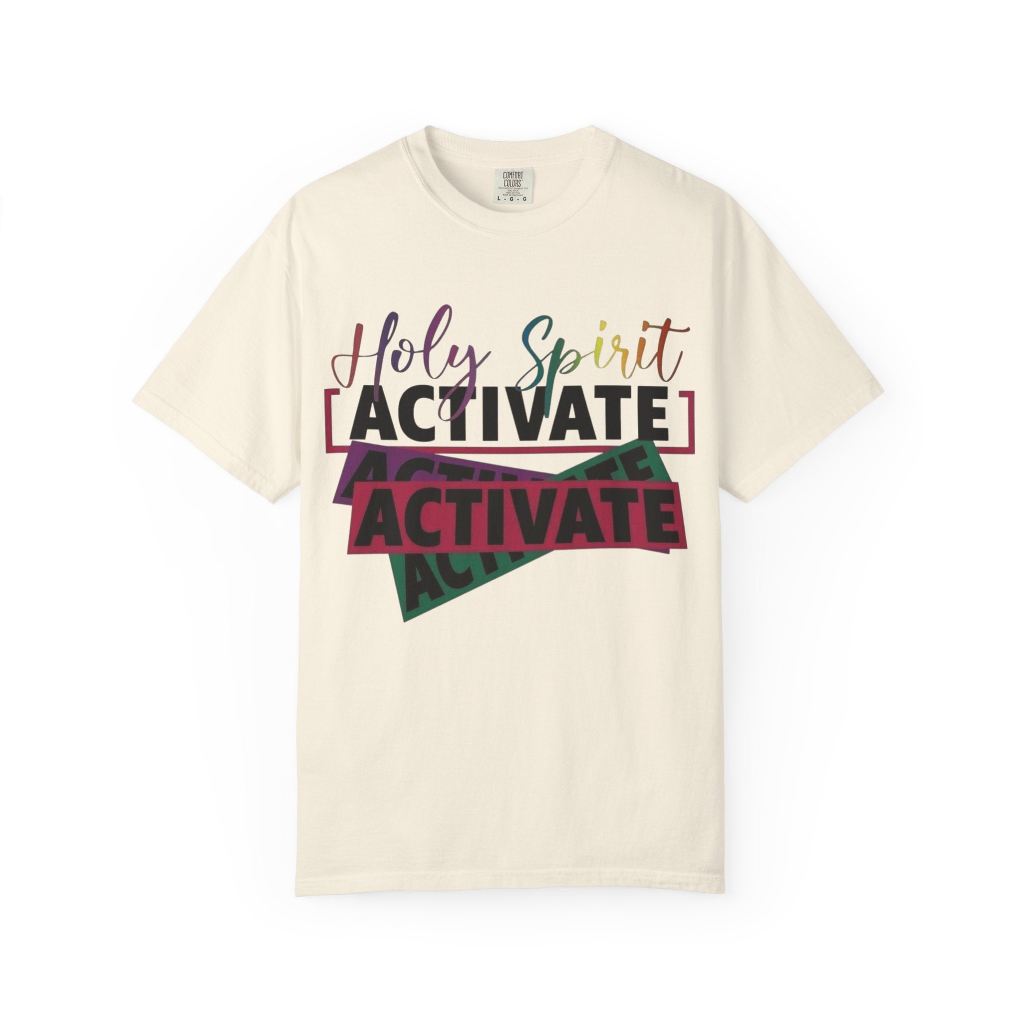 Holy Spirit Activate T-Shirt — Inspirational Christian Graphic Tee