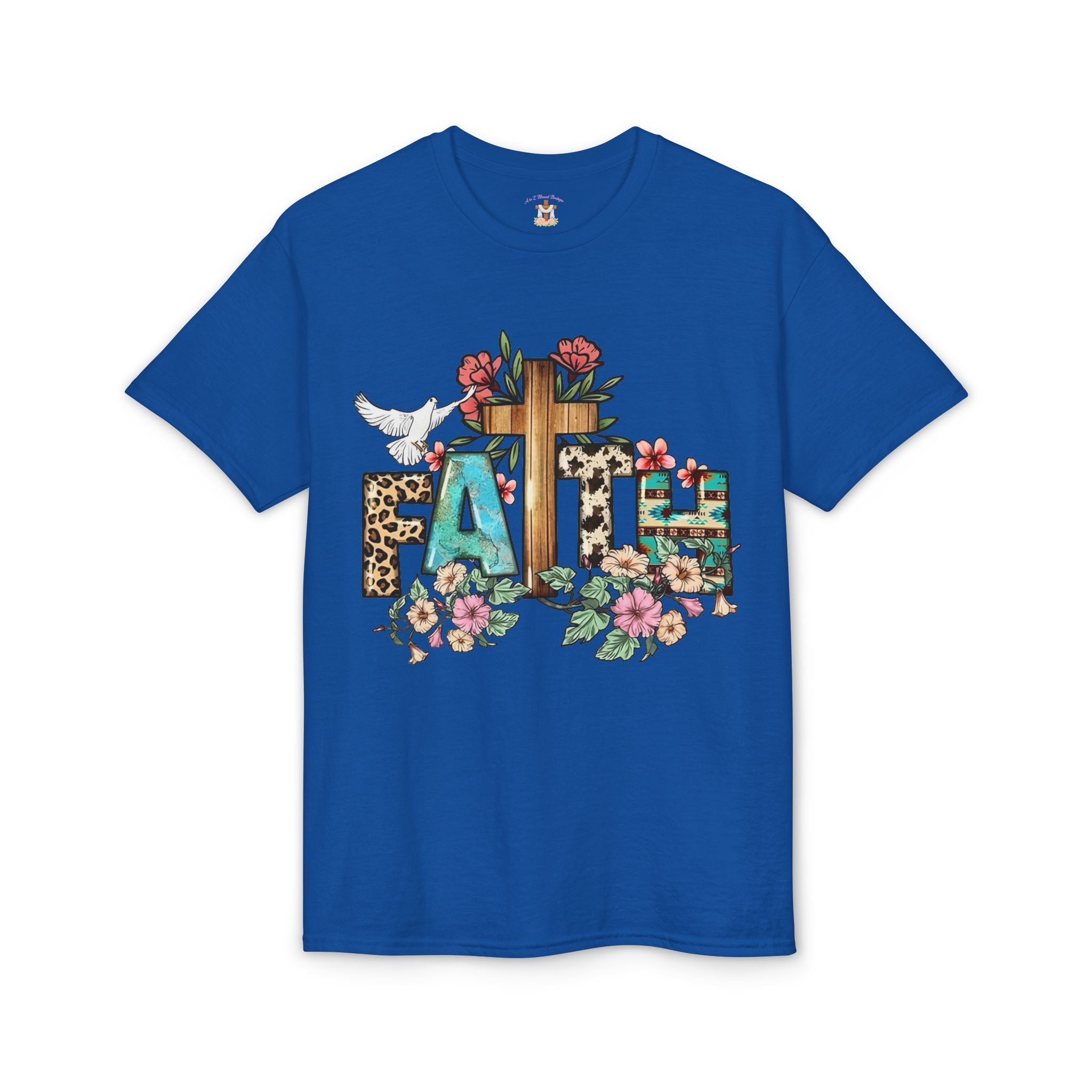 Faith Floral Cross T-Shirt