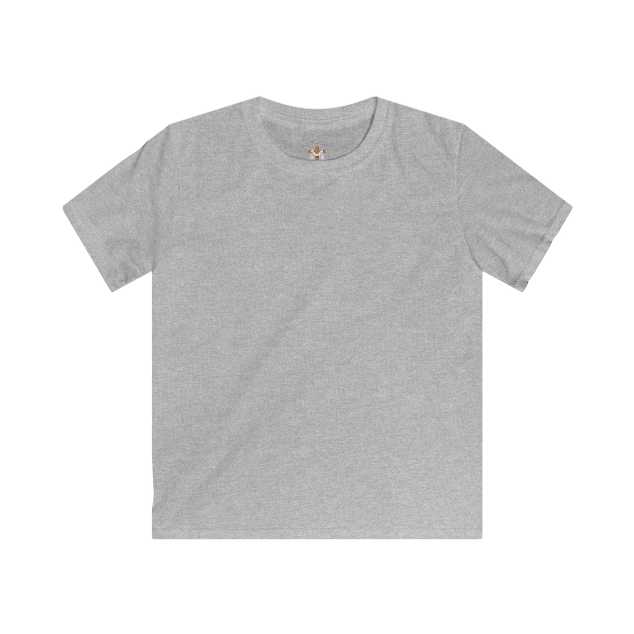 Kids Tee - "You Were Created On Purpose" Floral Faith Graphic