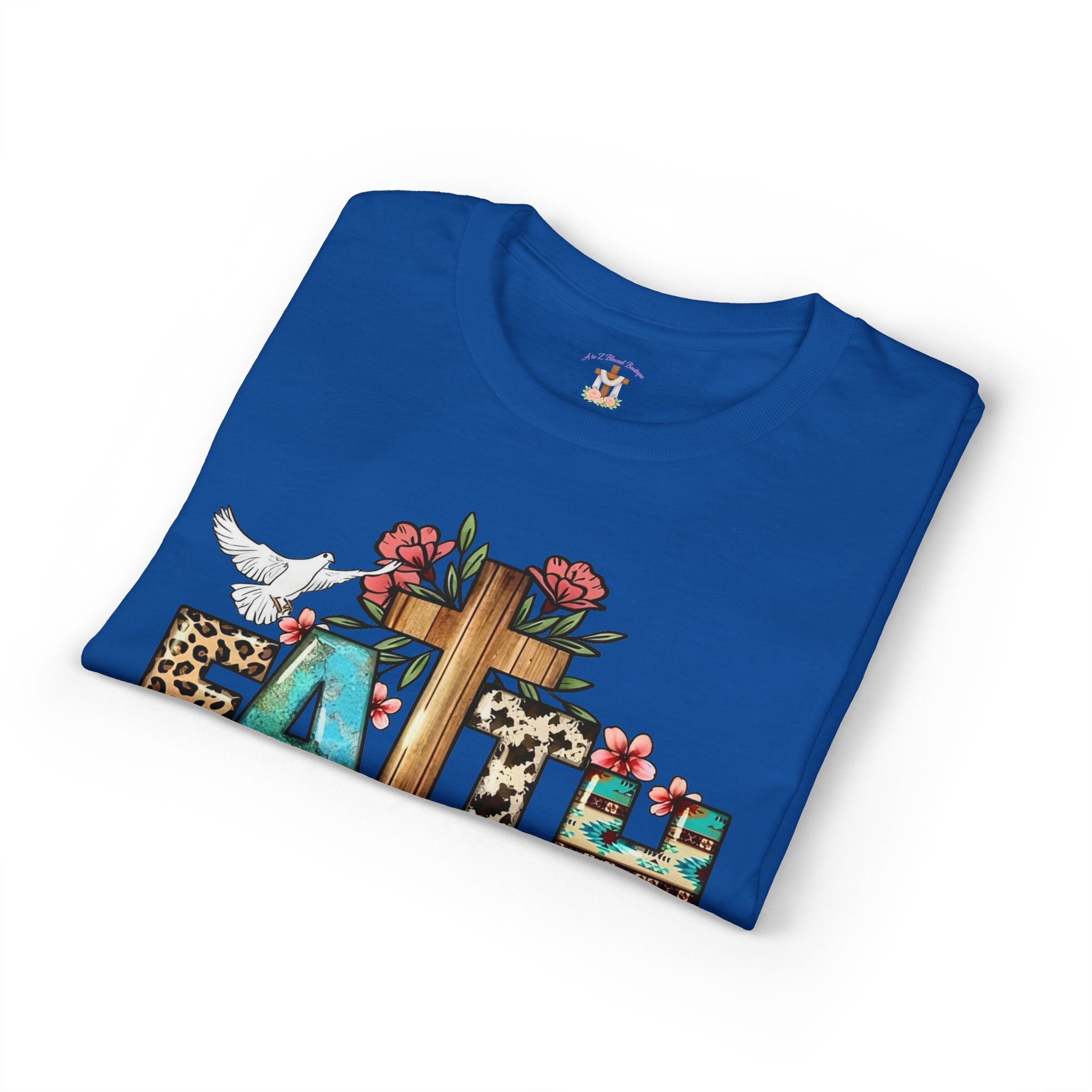 Faith Floral Cross T-Shirt