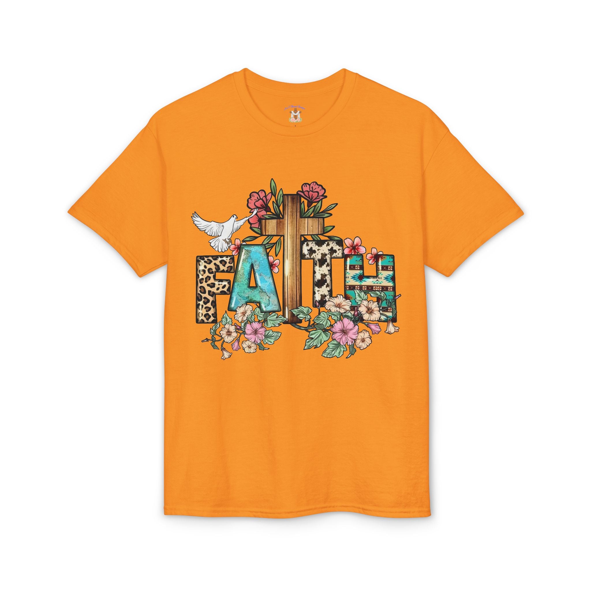 Faith Floral Cross T-Shirt