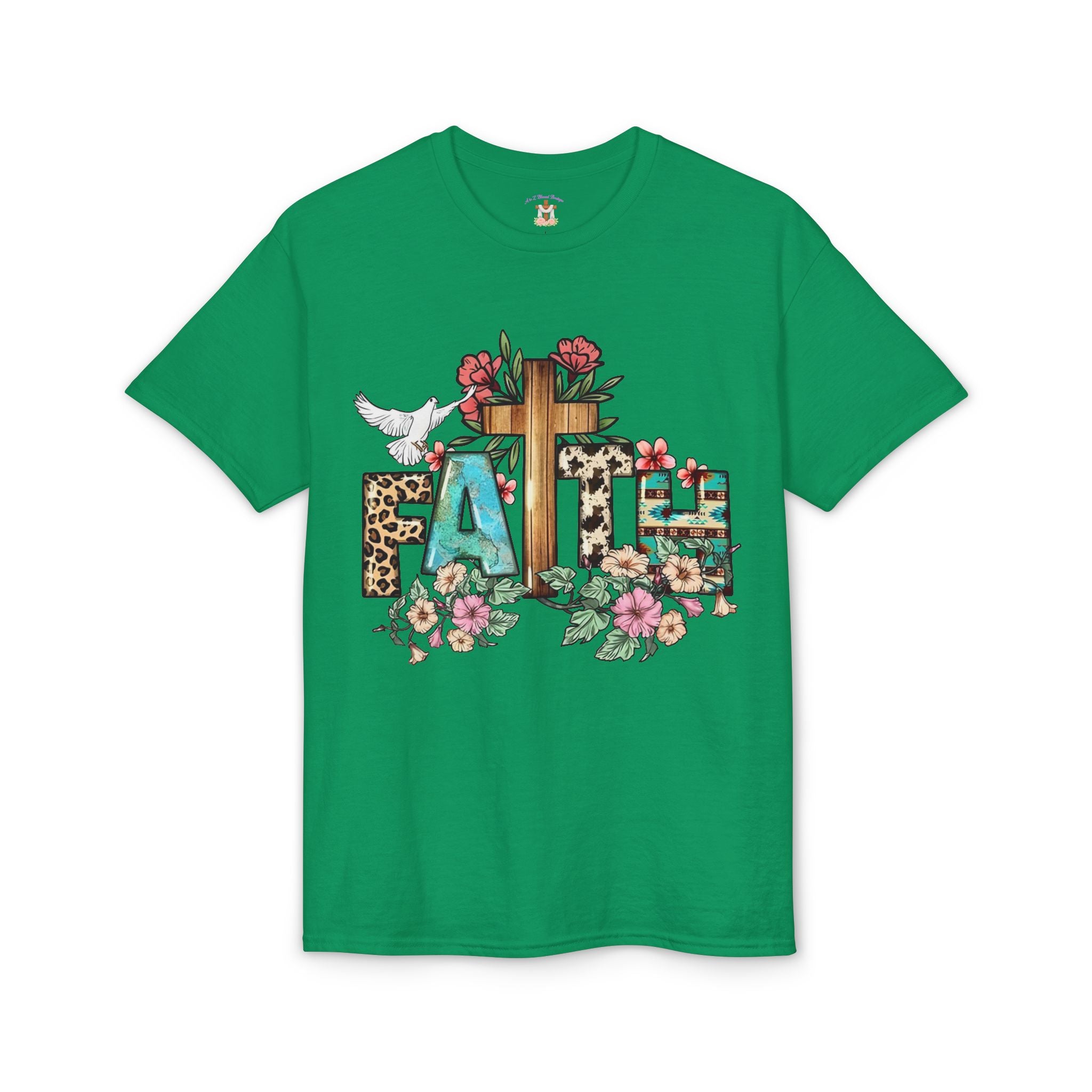 Faith Floral Cross T-Shirt