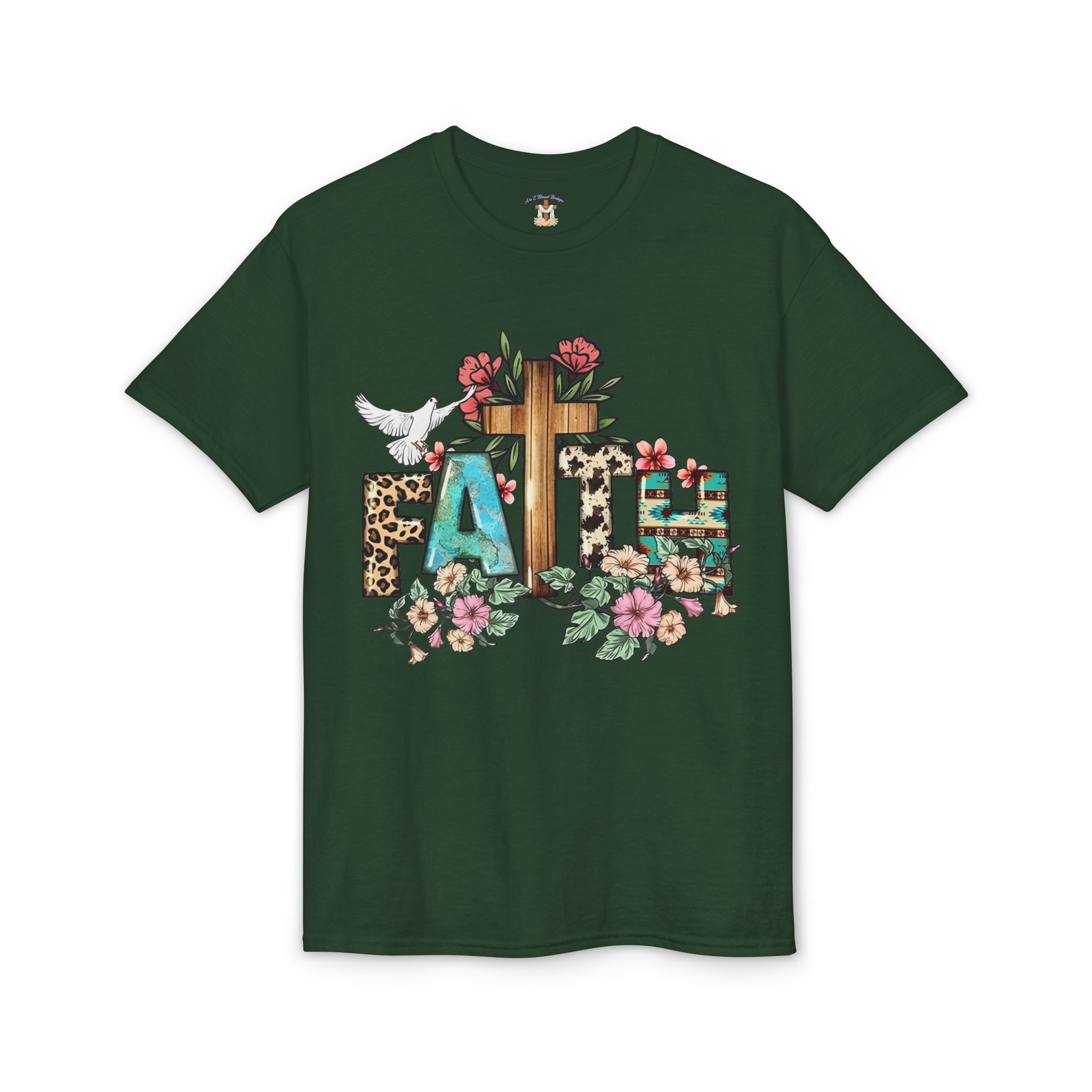 Faith Floral Cross T-Shirt