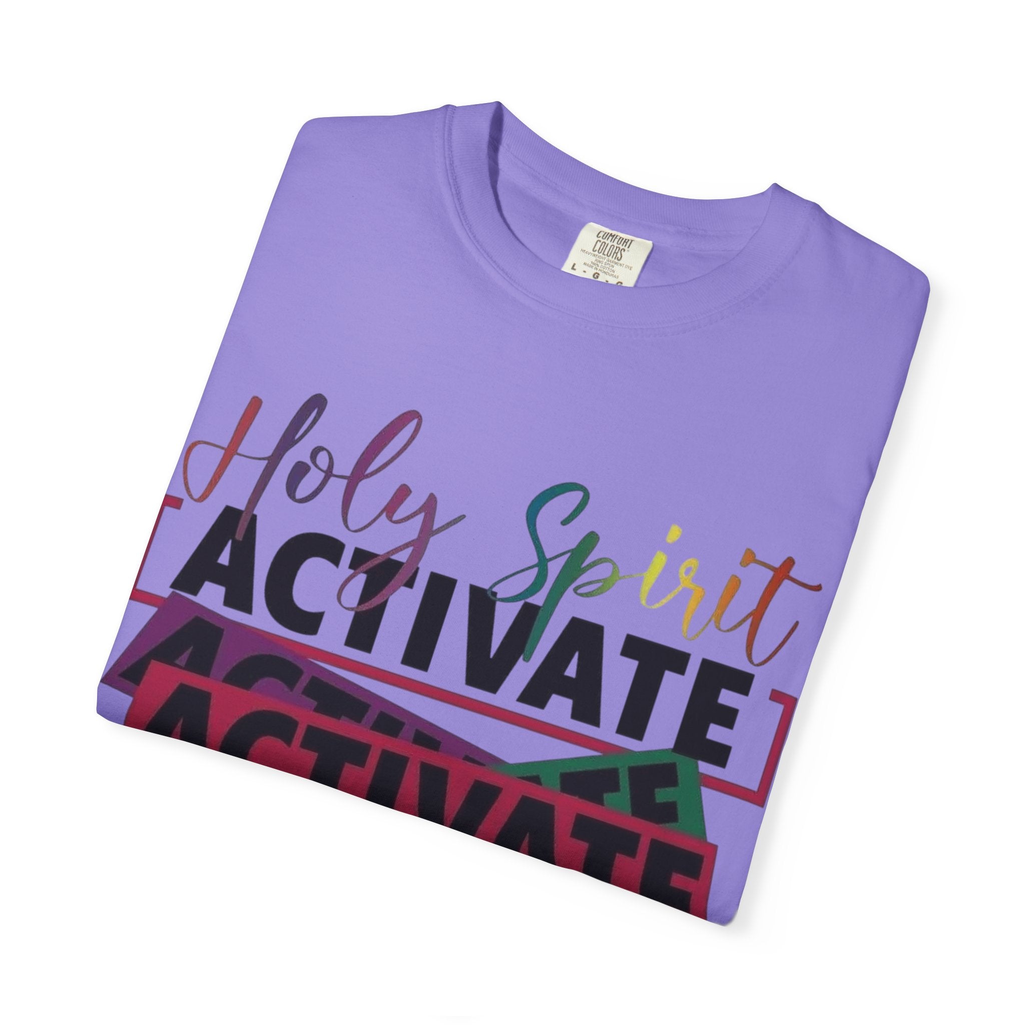 Holy Spirit Activate T-Shirt — Inspirational Christian Graphic Tee