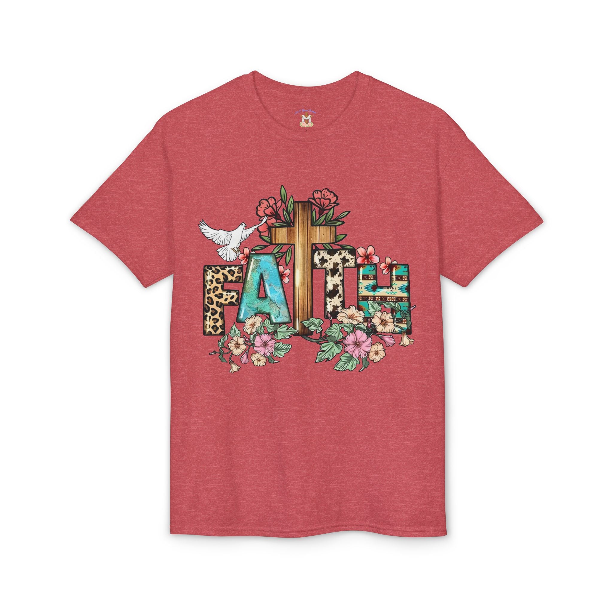 Faith Floral Cross T-Shirt