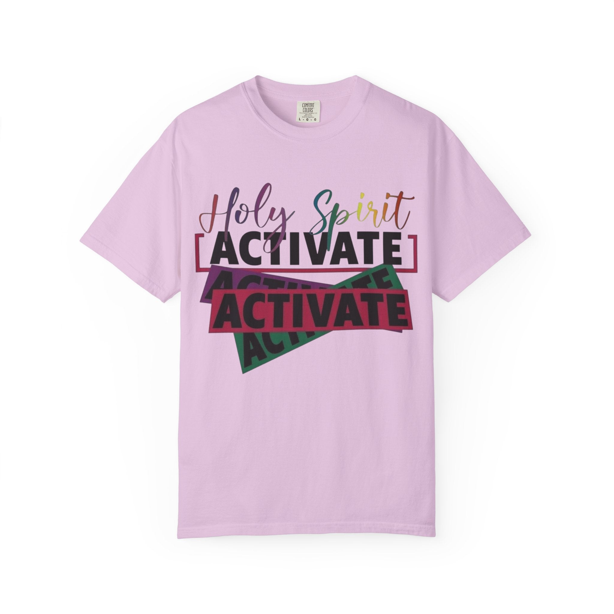 Holy Spirit Activate T-Shirt — Inspirational Christian Graphic Tee