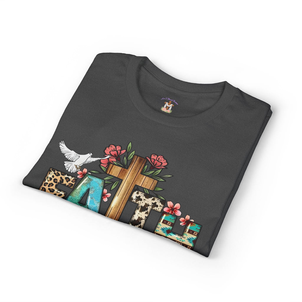 Faith Floral Cross T-Shirt