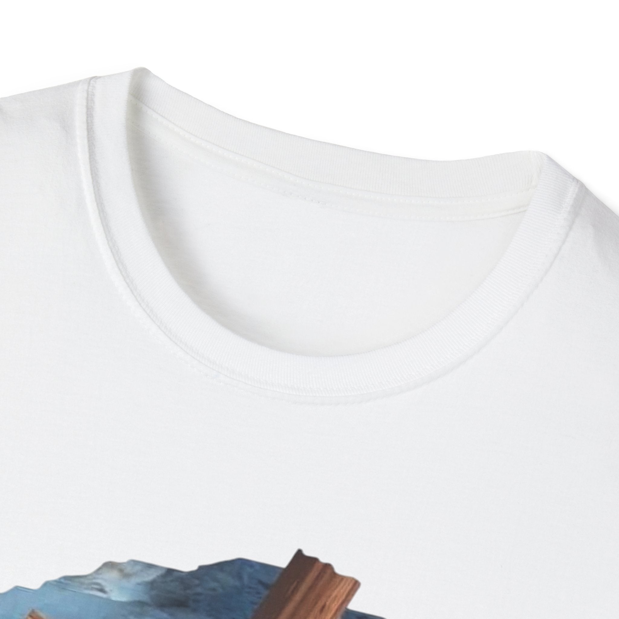 Faith-Inspired Unisex Softstyle T-Shirt - "All Chains are Gone"