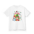 Blue Aussie Friends Kids Tee with Festive Characters
