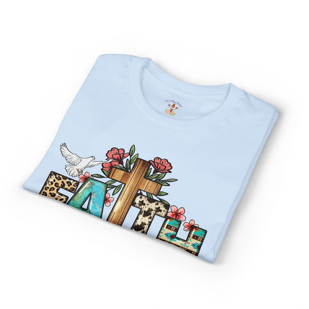 Faith Floral Cross T-Shirt