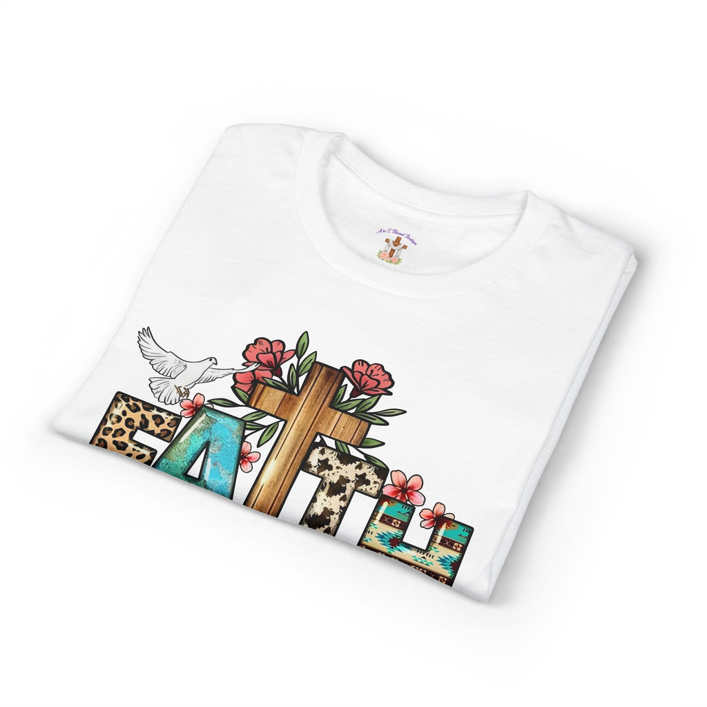 Faith Floral Cross T-Shirt