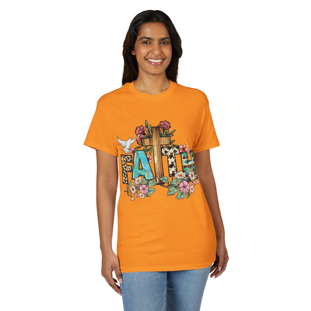 Faith Floral Cross T-Shirt