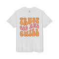 Trust God and Chill T-Shirt — Retro Faith Graphic Tee