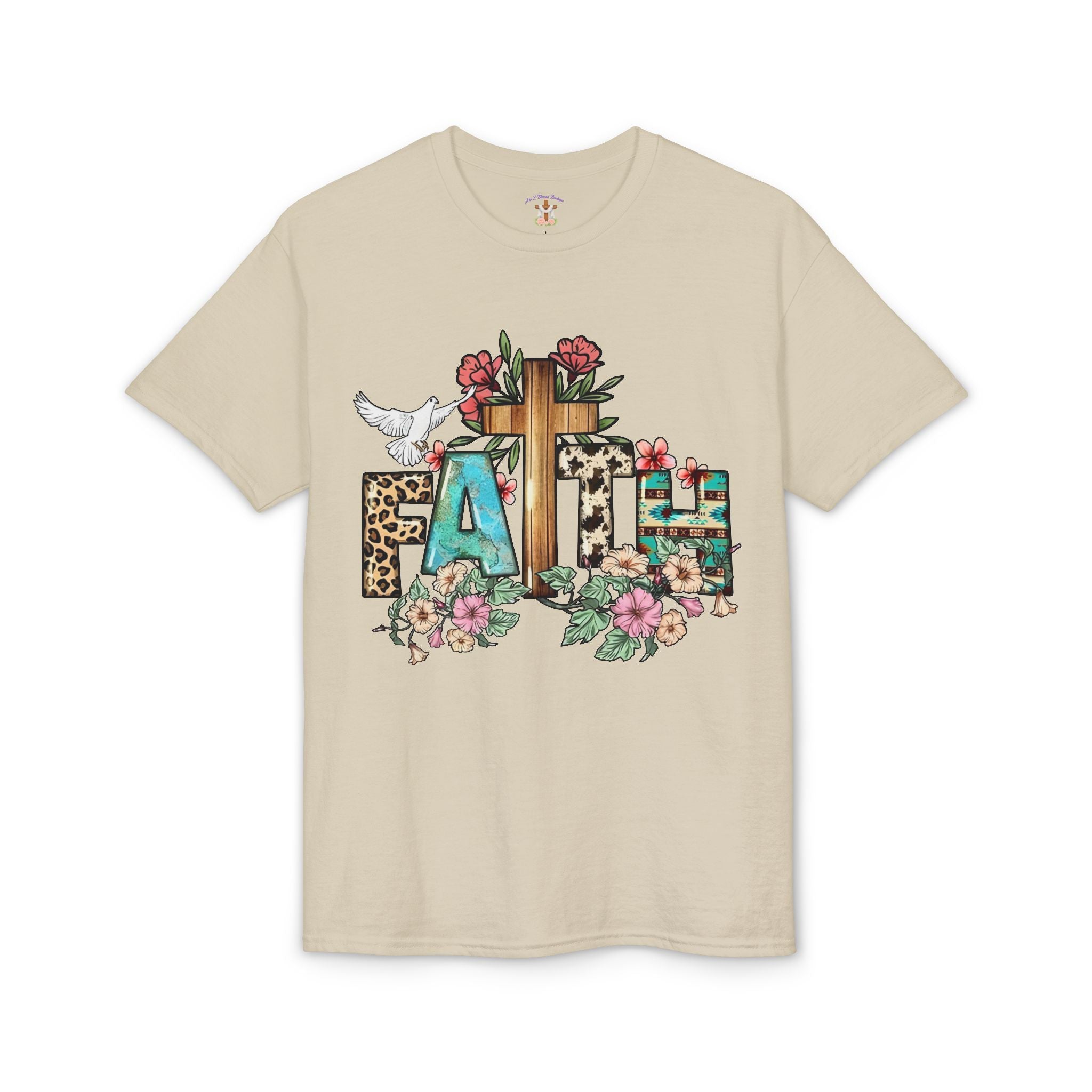 Faith Floral Cross T-Shirt