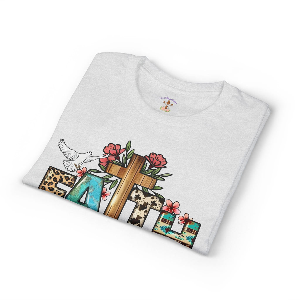 Faith Floral Cross T-Shirt