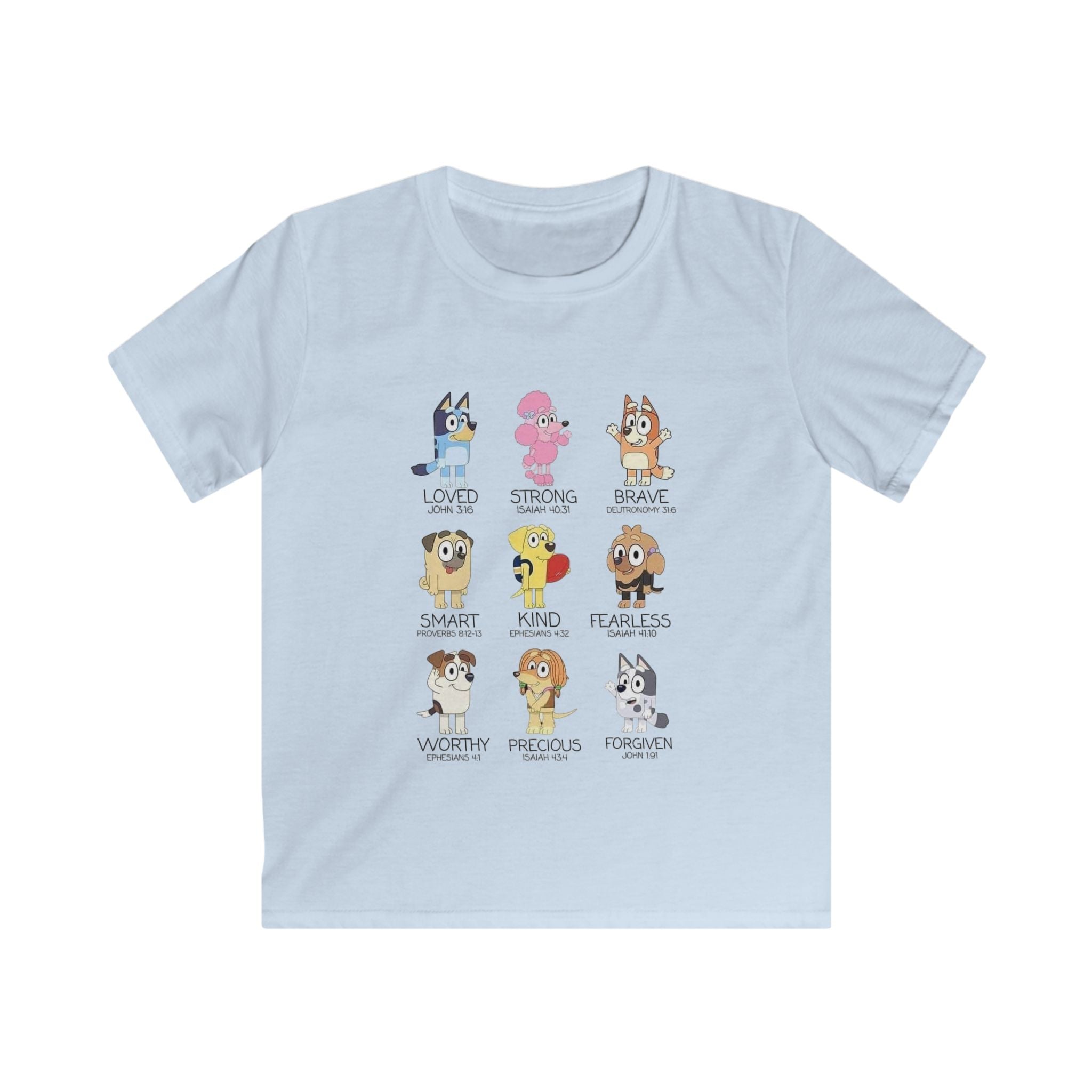 God Says I Am Like Bluey Kids Tee