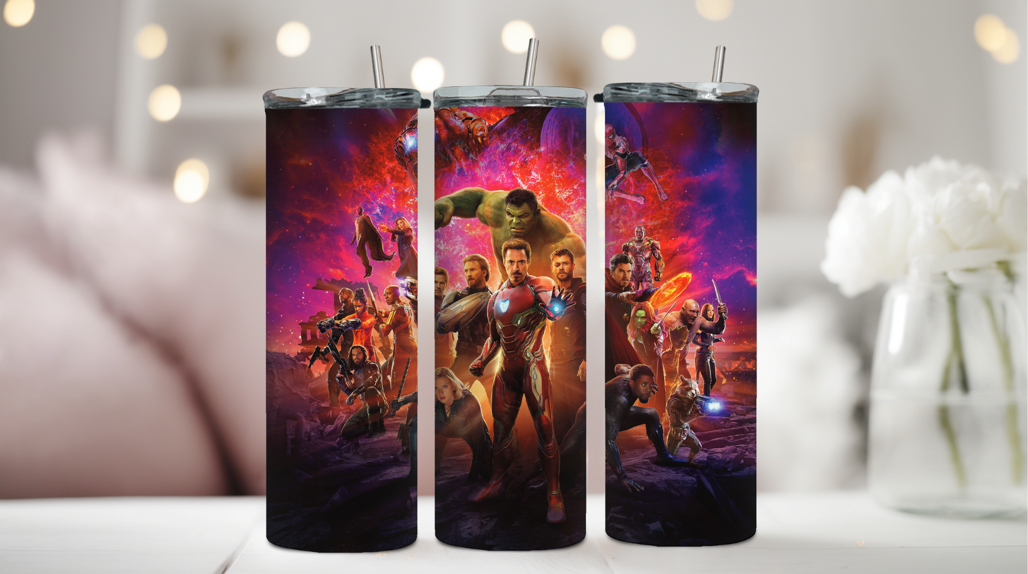 Avengers with Hulk 20oz Tumbler
