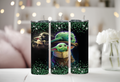 Grogu with Green Emerald shards 20 oz Tumbler
