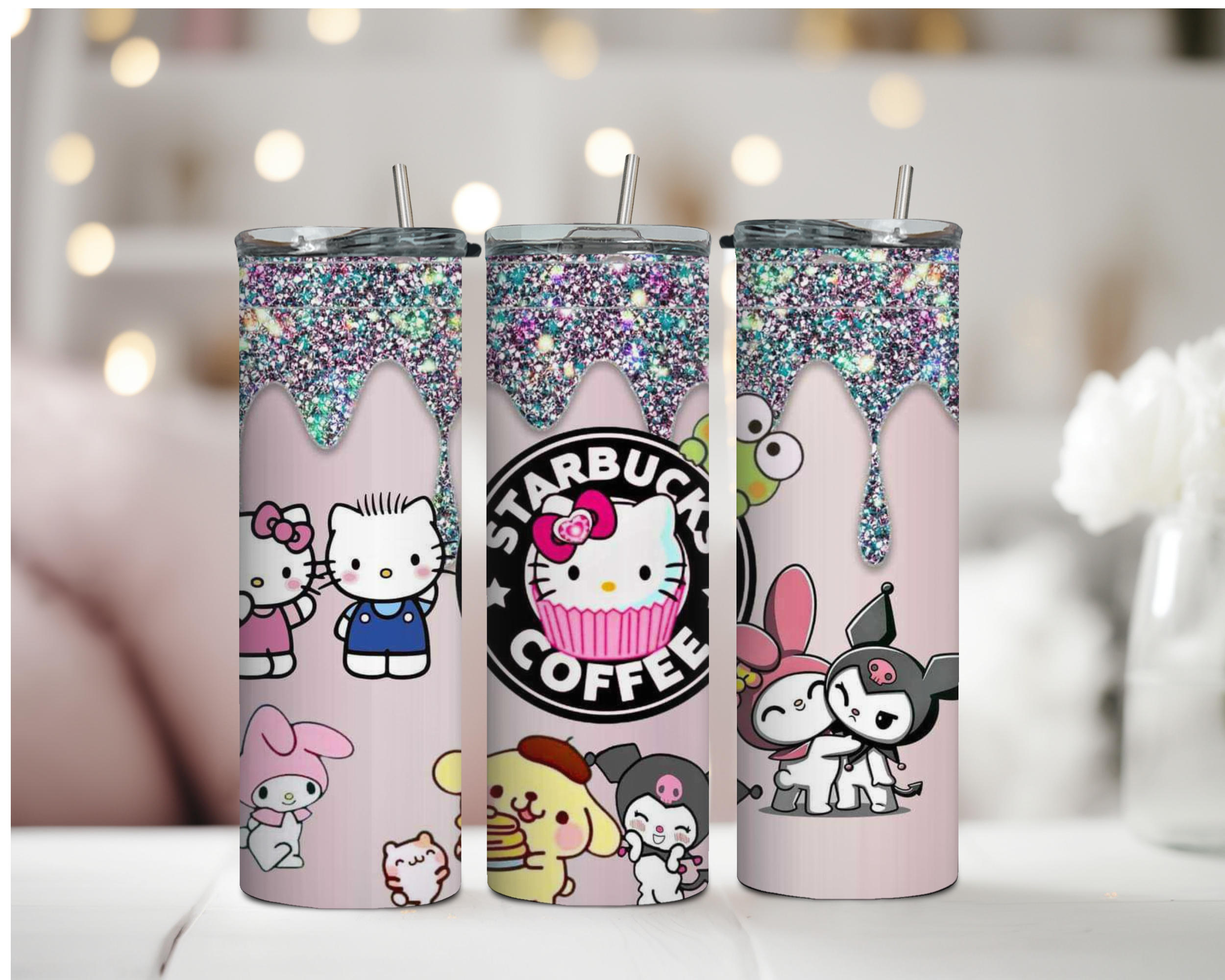 Hello Kitty and friends Starbucks Inspired 20oz Tumbler