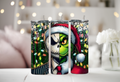 Half Jack Skellington and half Grinch 20 oz Tumbler
