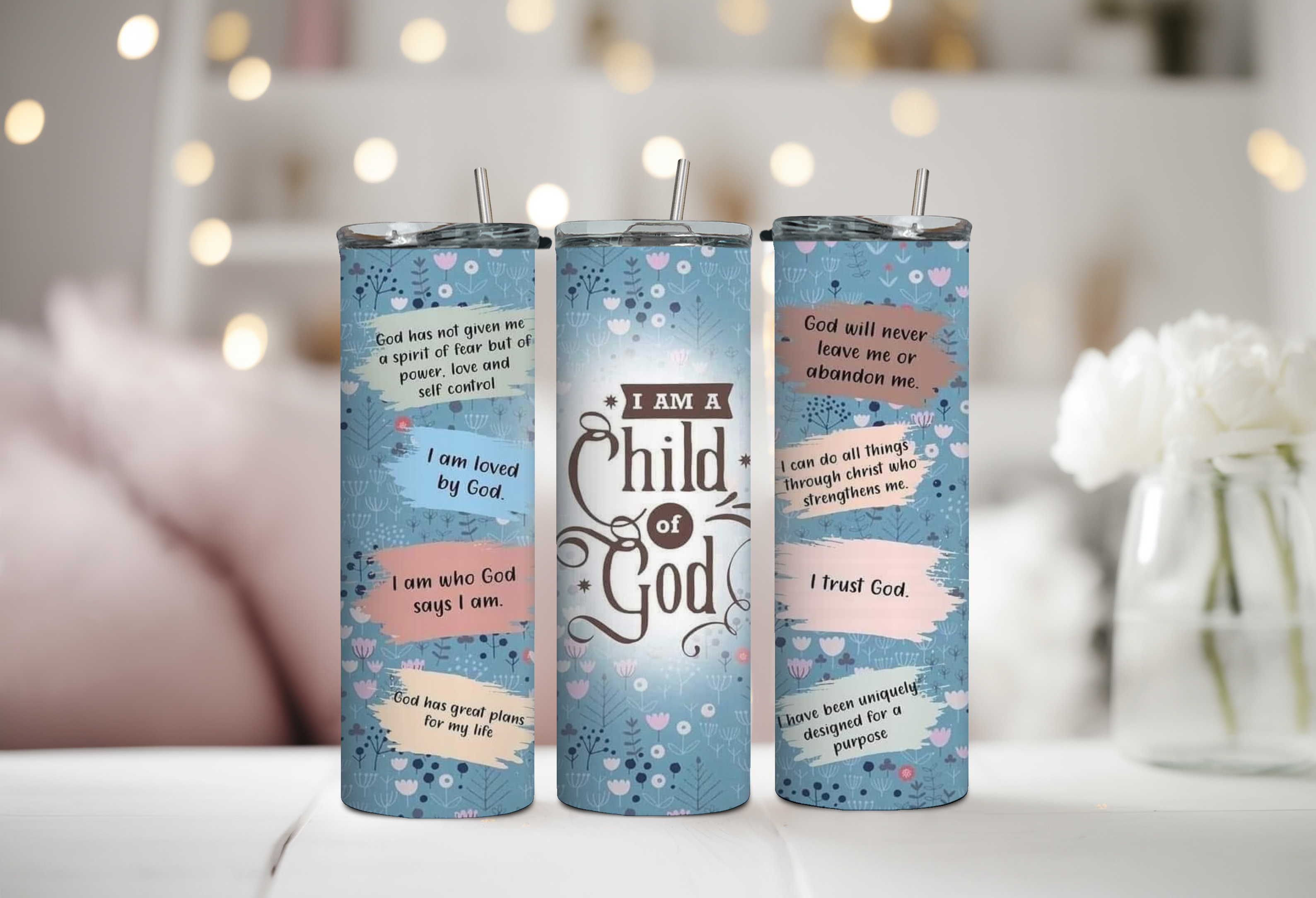 I am a child of God 20 oz Tumbler