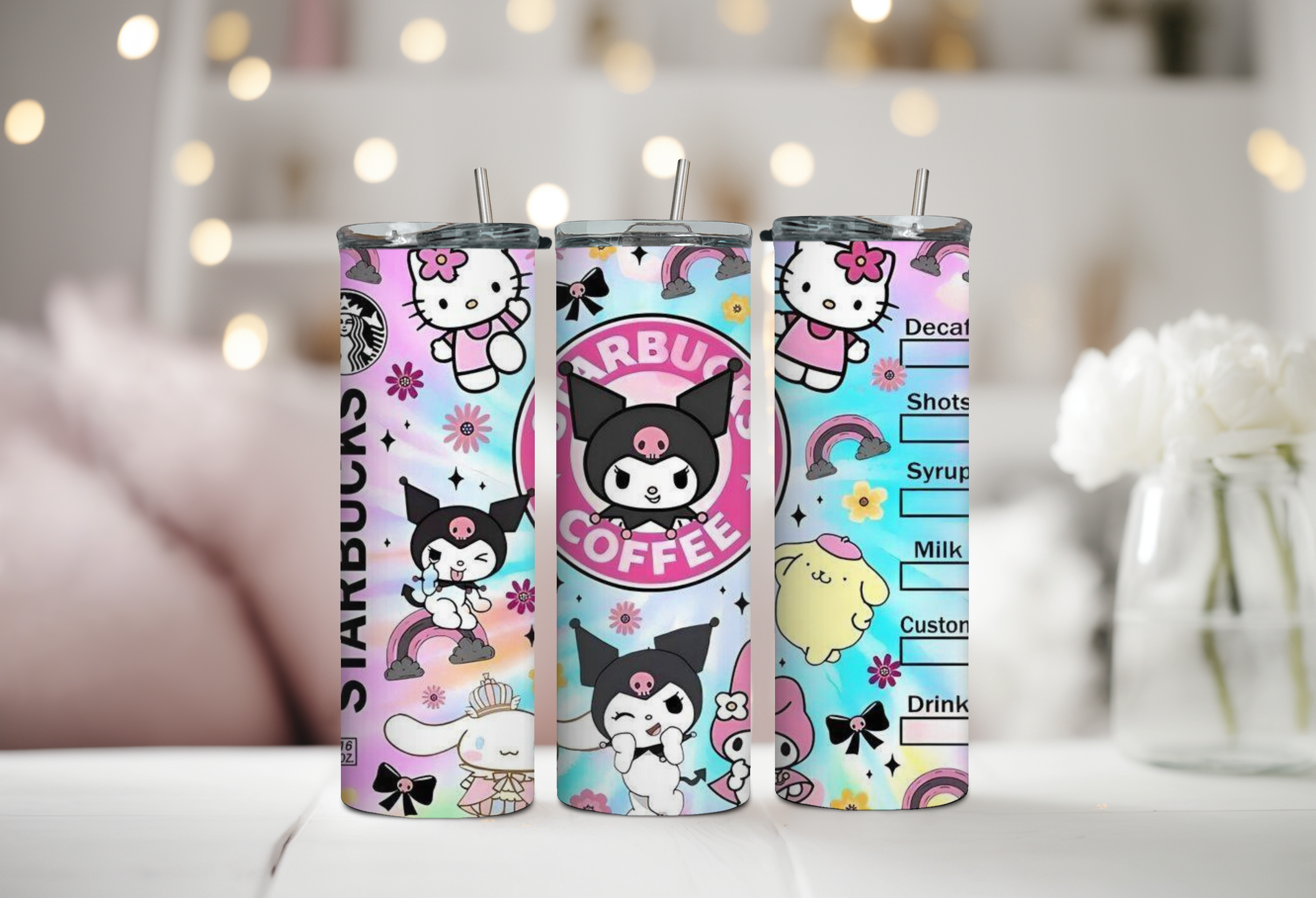 Kuromi and friends Starbucks 20 oz Tumbler