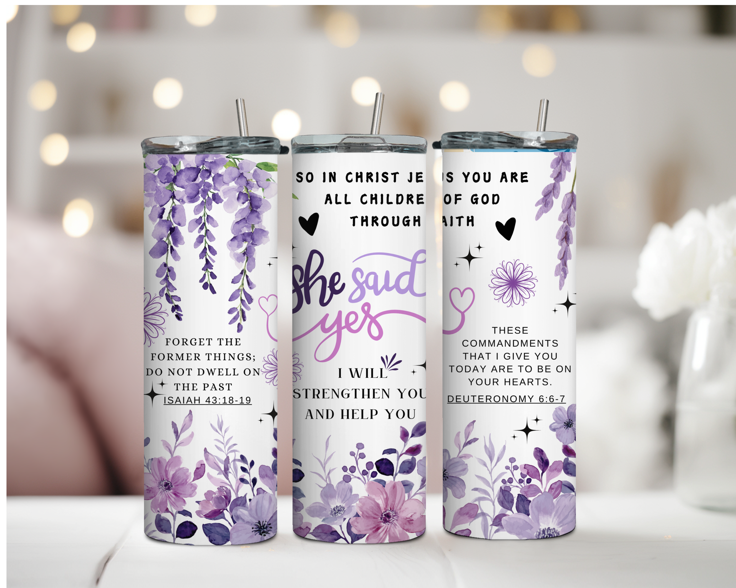 She said Yes to Jesus 20oz Tumbler