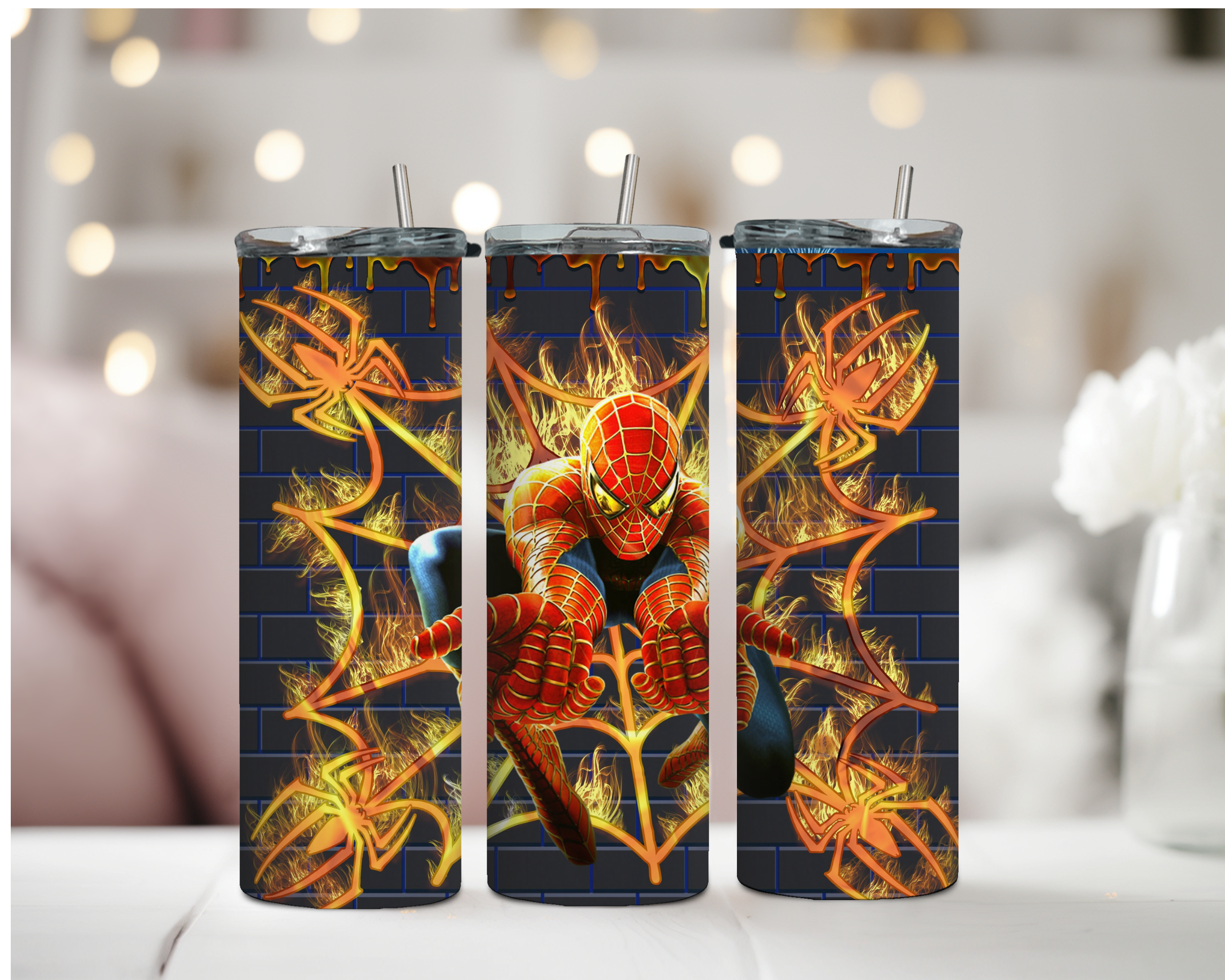 Spiderman 3D 20oz Tumbler