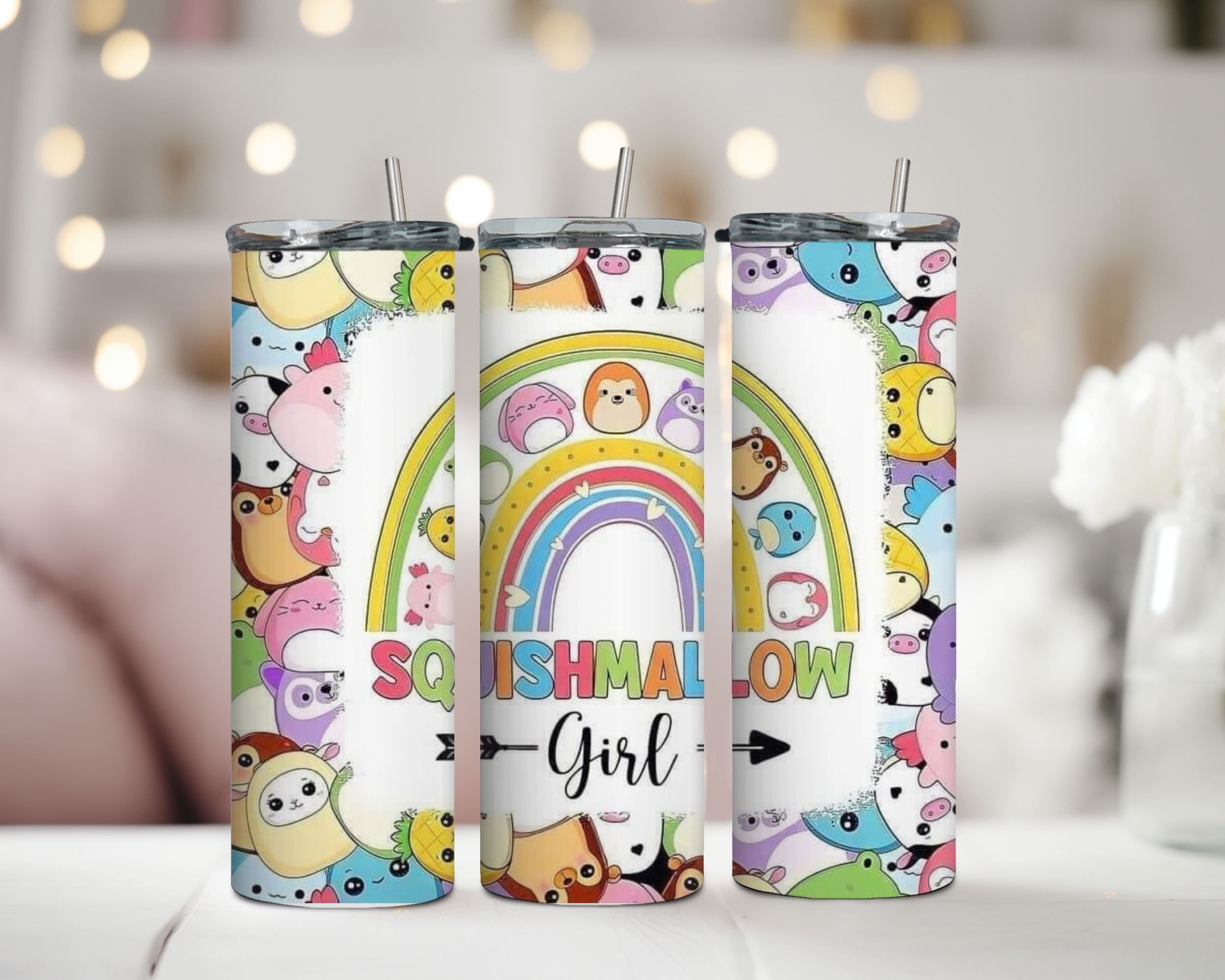 Squishmallow Girl 20oz Tumbler