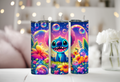Stitch surrounded by Bubbles 20 oz Tumbler