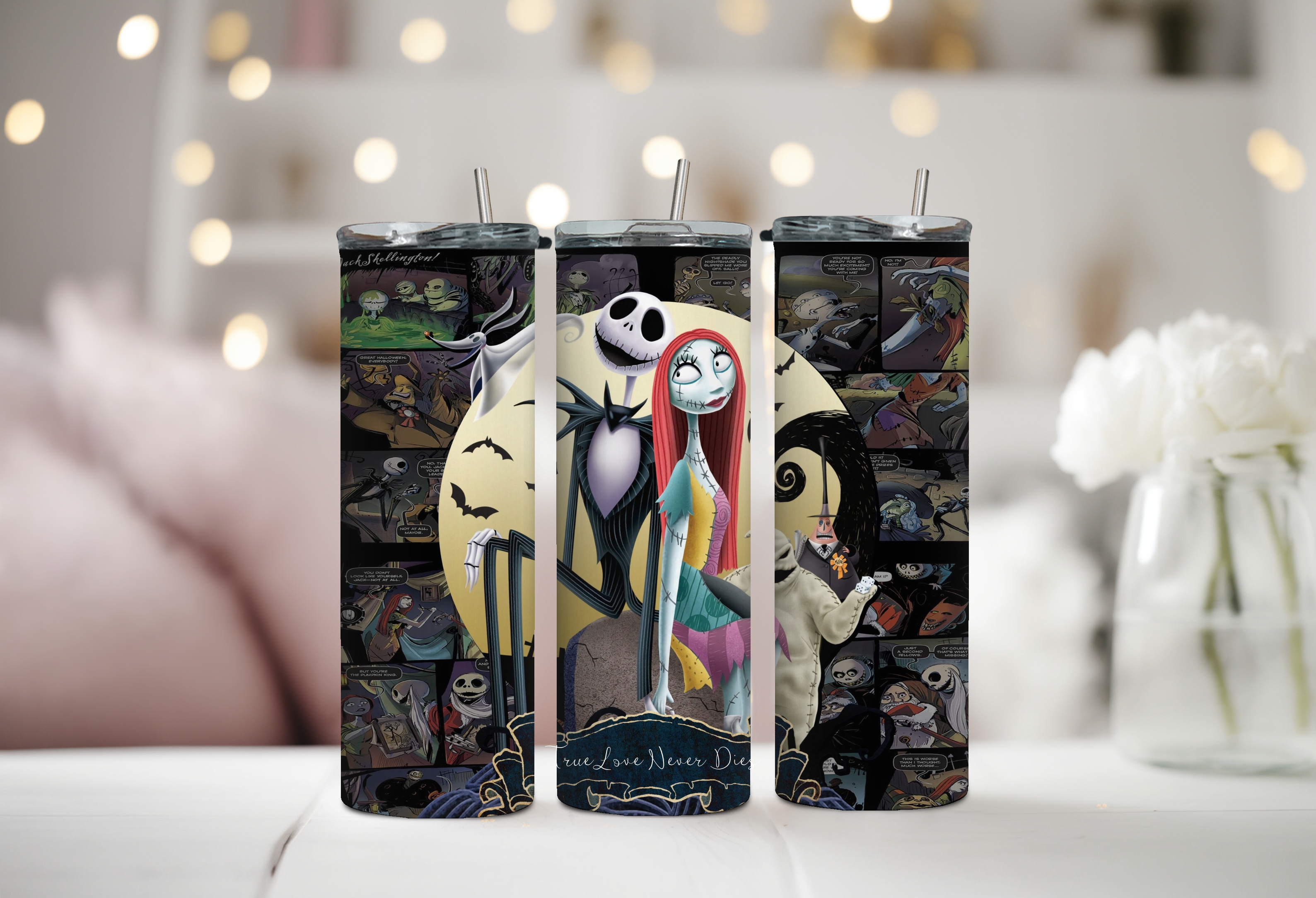 True Loves Never Dies Jack Skellington 20 oz Tumbler