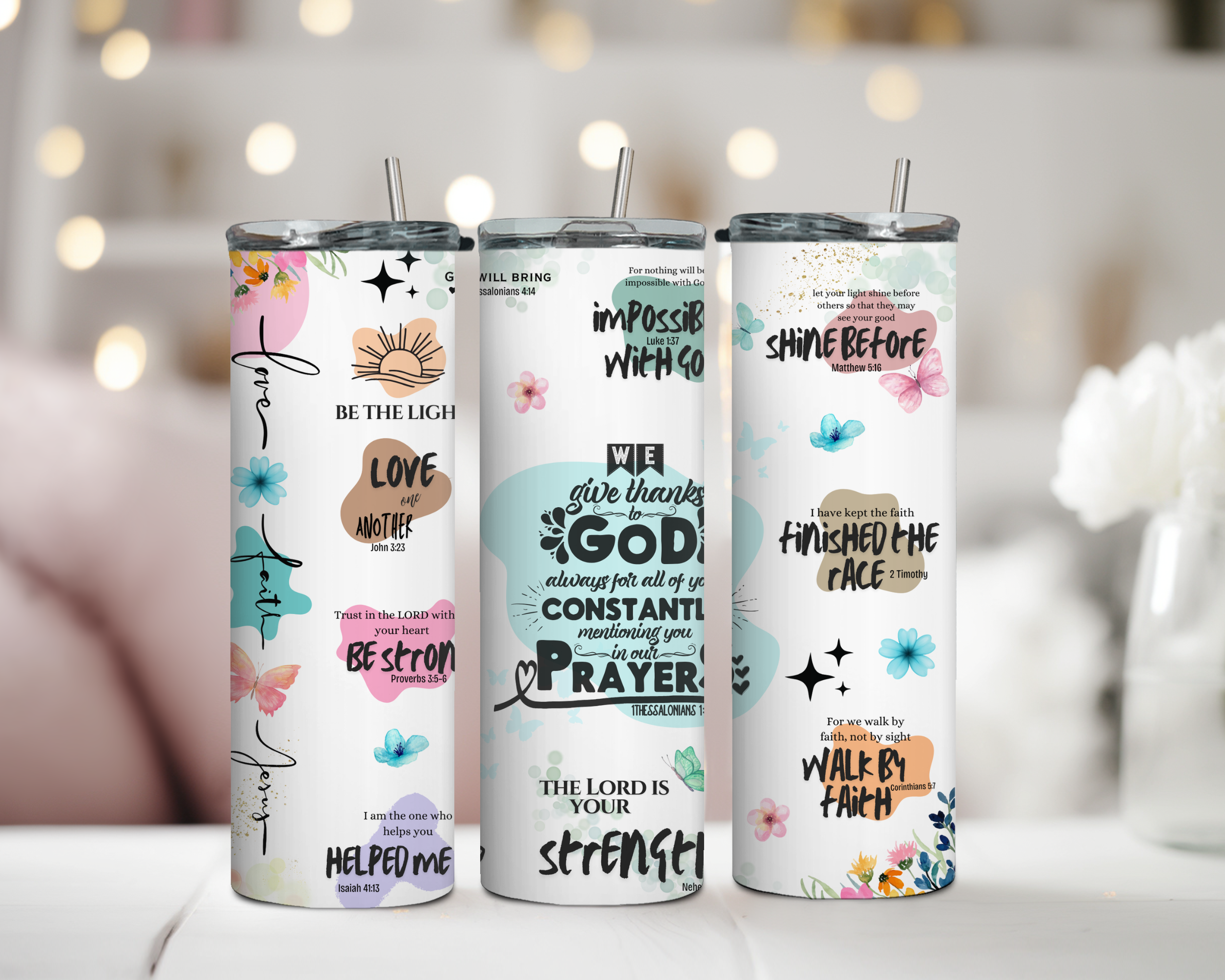 We give Thanks to God 20oz Tumbler